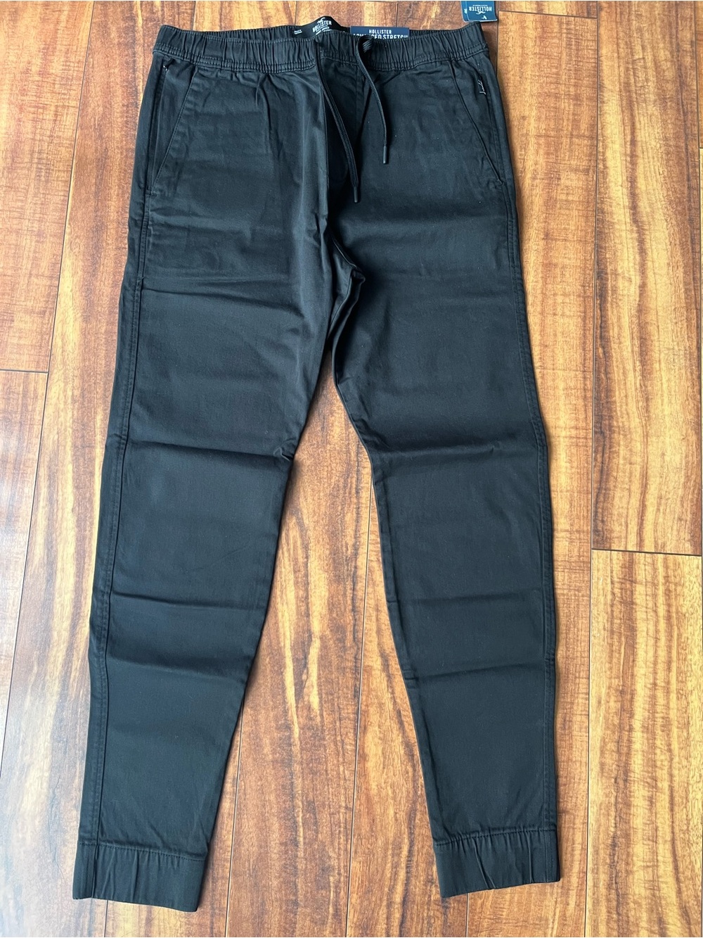 Hollister Men's Black Drawstring Joggers